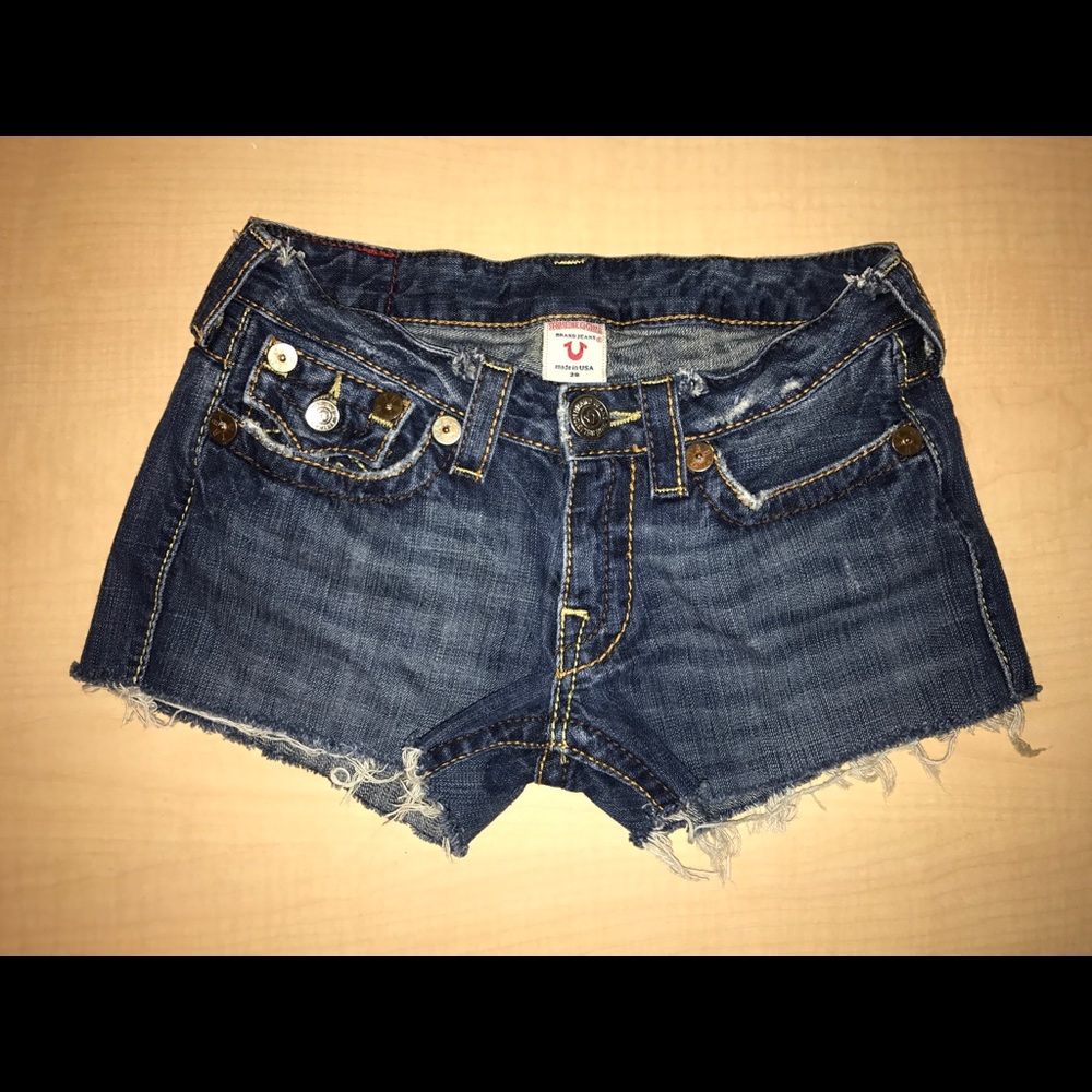 True Religion Jean Shorts size 28